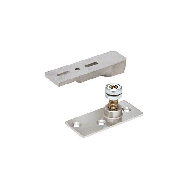 Brushed Stainless 1000 Series Heavy-Duty Floor Pivot